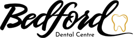 bedford dental centre black logo